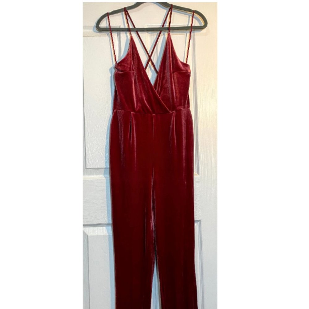 Express Velvet Jumpsuit